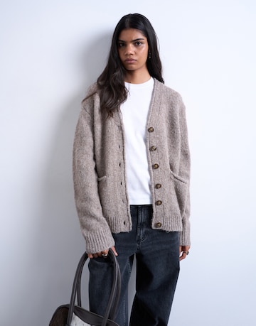 TOPSHOP Kardigán 'SILLE' - bézs: elől