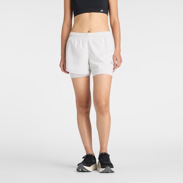 new balance Workout Pants 'Essentials' in White: front