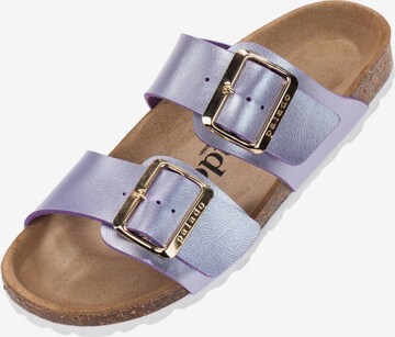 Palado Mules 'Samos EGS' in Purple: front