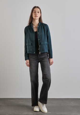 STREET ONE Satin-Blouson in Grün