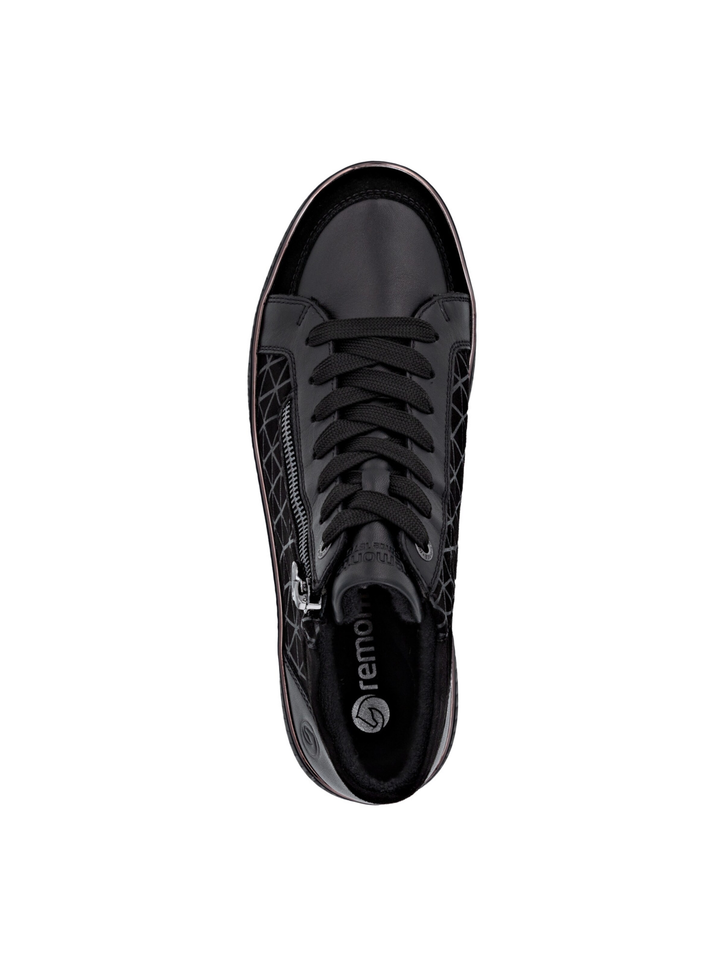 Bottines à lacets REMONTE en noir