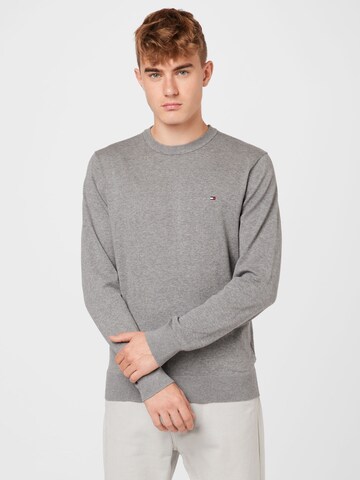TOMMY HILFIGER Sweater '1985 Collection' in Grey: front