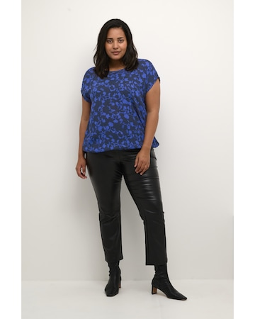 KAFFE CURVE - Blusa 'Lokana' em azul