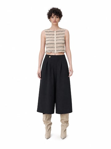 Wide Leg Pantalon 'ELEVATE_ Elsa Culotte' I want the moon en noir