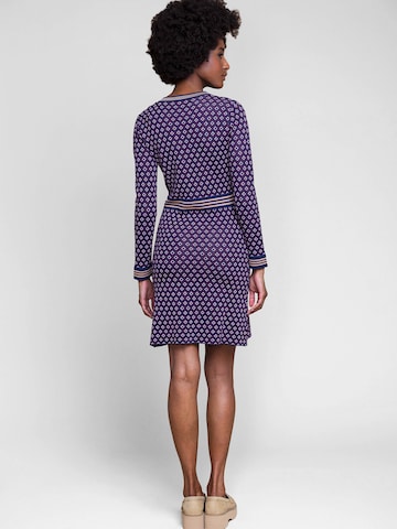 4funkyflavours Knitted dress 'Vor Dem Start' in Purple