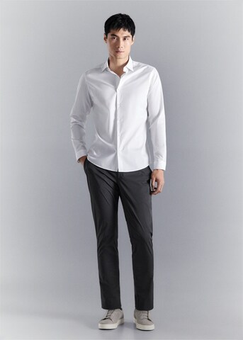 MANGO MAN Regular fit Button Up Shirt 'Palmar' in White