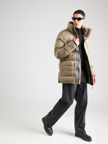INDICODE JEANS Winterjas 'Petter' in Beige
