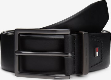 Curea 'OLIVER 4.0' de la TOMMY HILFIGER pe negru: față