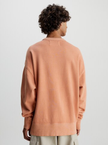 Calvin Klein Jeans Sweatshirt in Orange