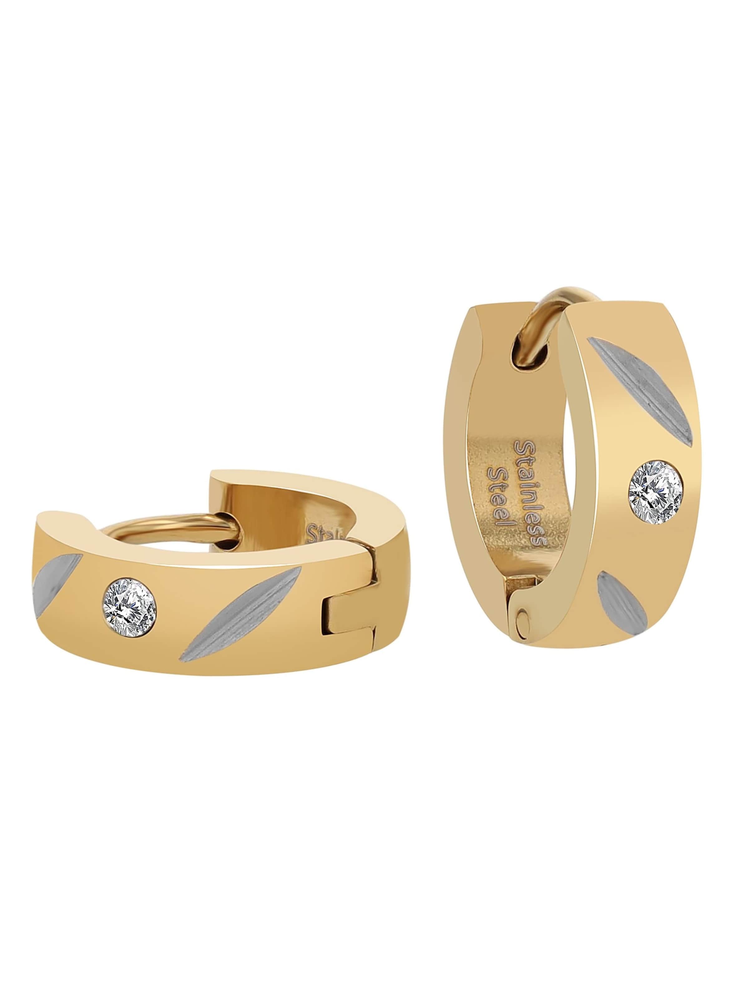 Akzent Earrings 'Glinda, langlebig' in Gold: front