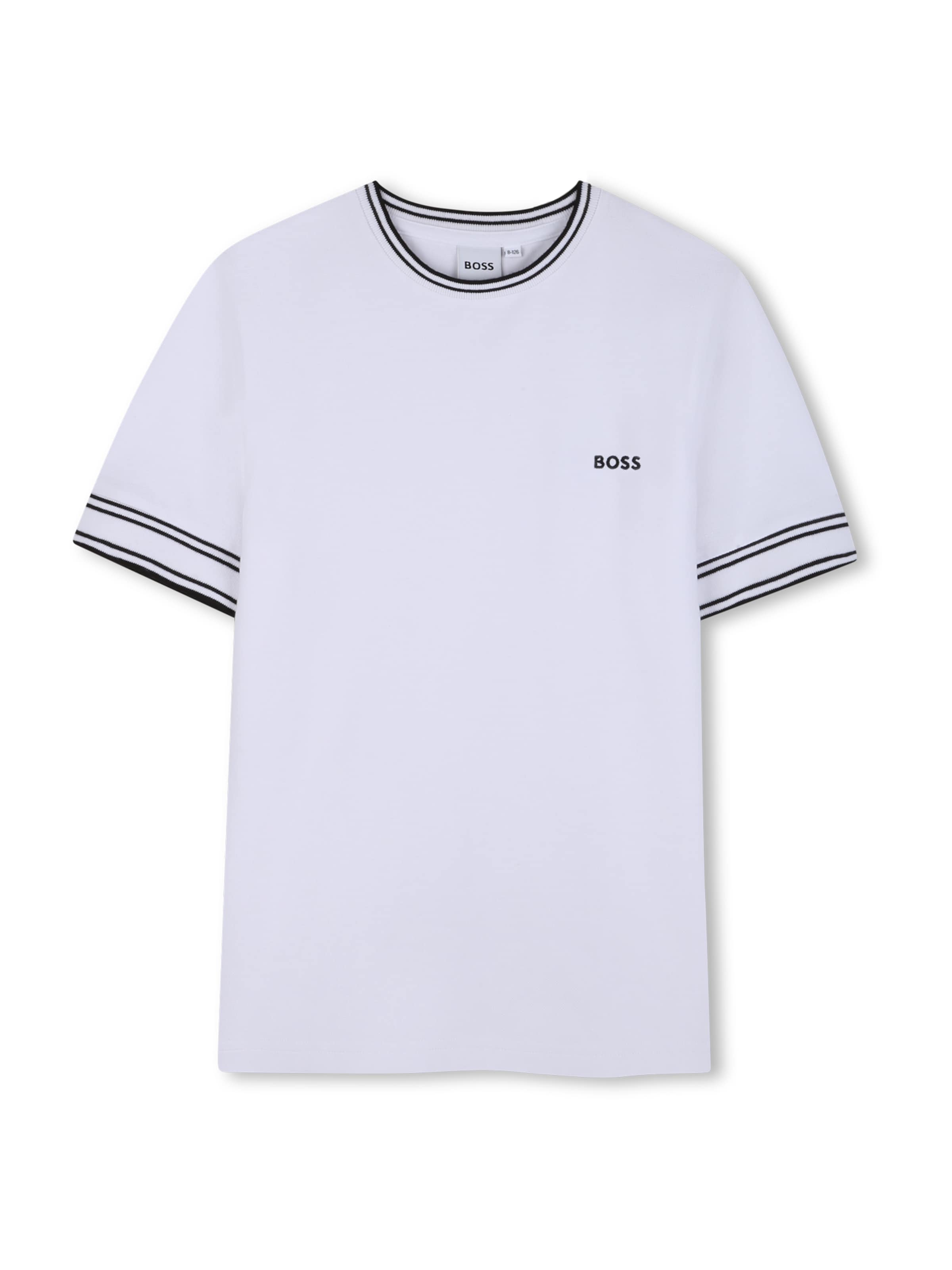 BOSS Majica | bela barva: sprednja stran