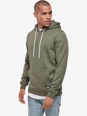 Urban Classics Sweatshirt in Green: front