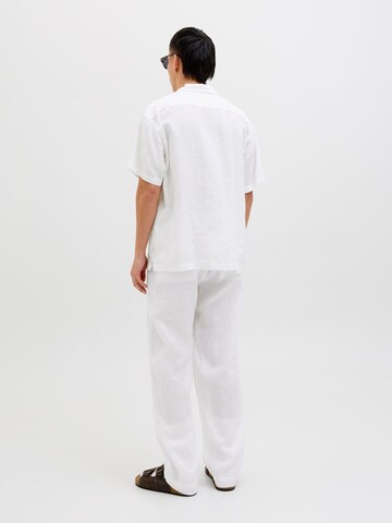 JACK & JONES Comfort fit Button Up Shirt in White