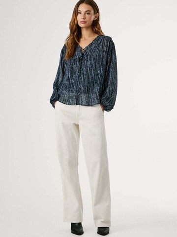 Pepe Jeans Blouse 'Mey' in Blauw