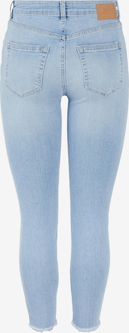 PIECES Skinny Jeans 'Delly' in Blauw