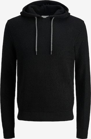 JACK & JONES Πουλόβερ 'JJLink' σε μαύρο: μπροστά