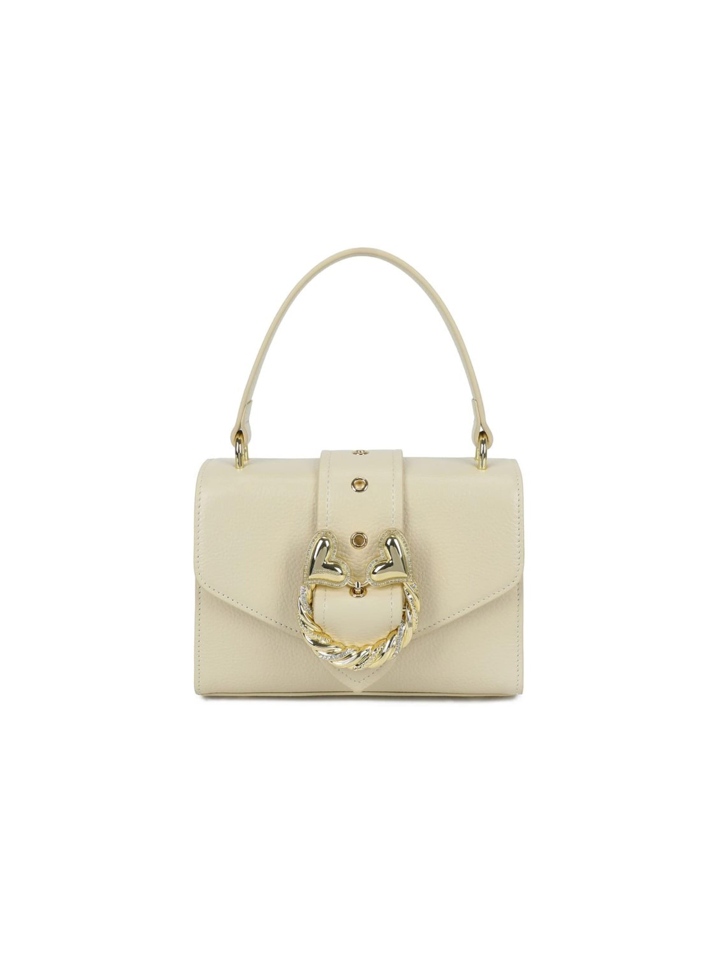 Borsa a mano 'Baroque' di Braccialini in beige: frontale