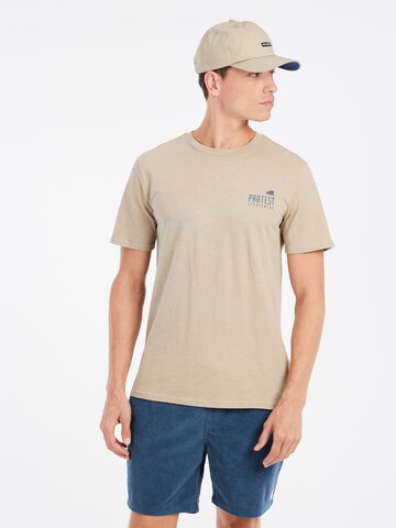 PROTEST Shirt 'PRTOxford' in Brown