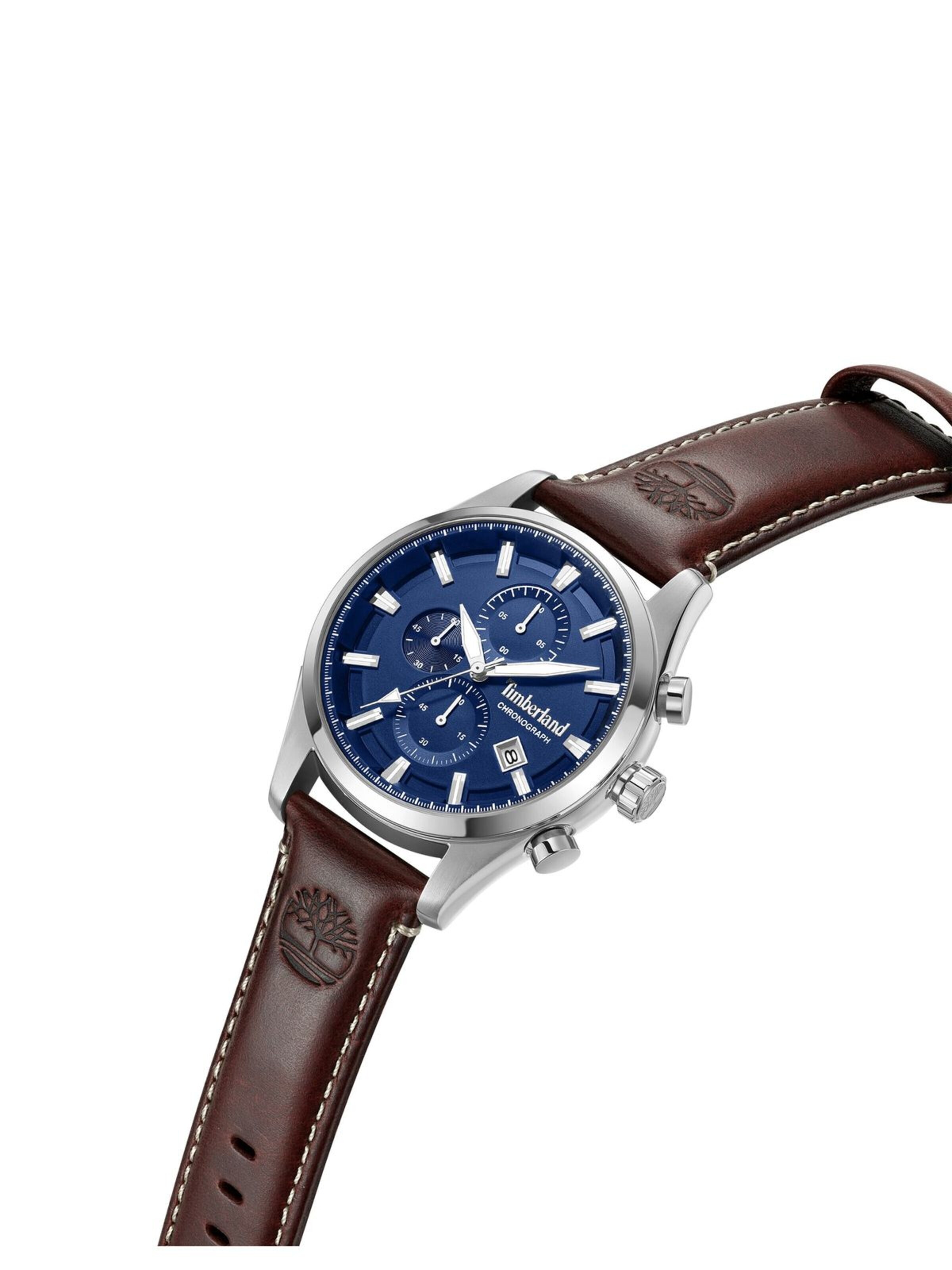 TIMBERLAND Analoog horloge 'Chronograph Ashmont' in Bruin