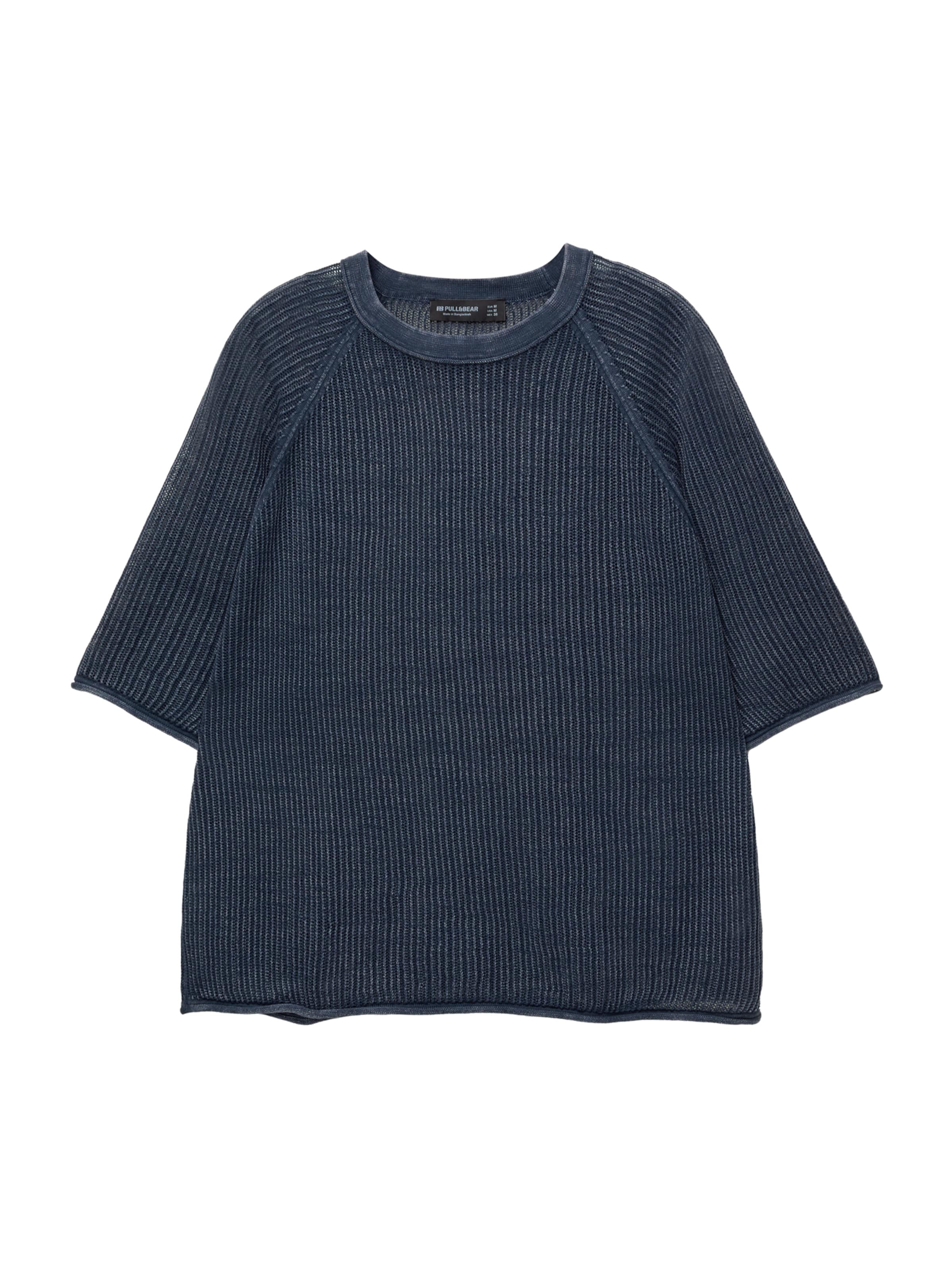 Pull&Bear Pulover | temno modra barva, Prikaz izdelka