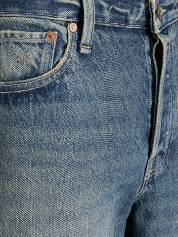 Wide Leg Jean 'JJIDAVE JJCOOPER' JACK & JONES en bleu