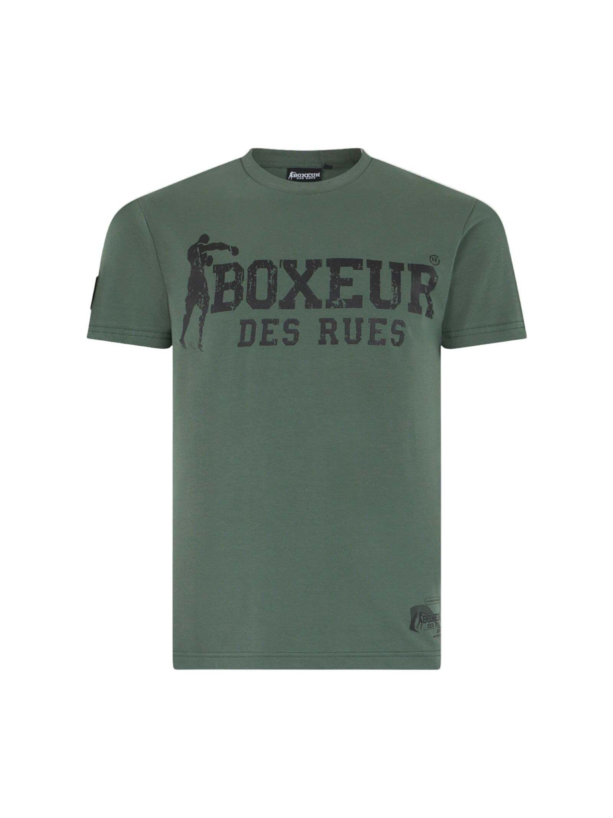 Boxeur des Rues Shirt 'T-Shirt Boxeur Street 2'‌‌‌ in Grün