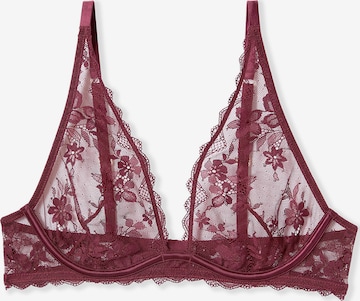 Triangolo Reggiseno 'Heritage' di ETAM in rosso: frontale