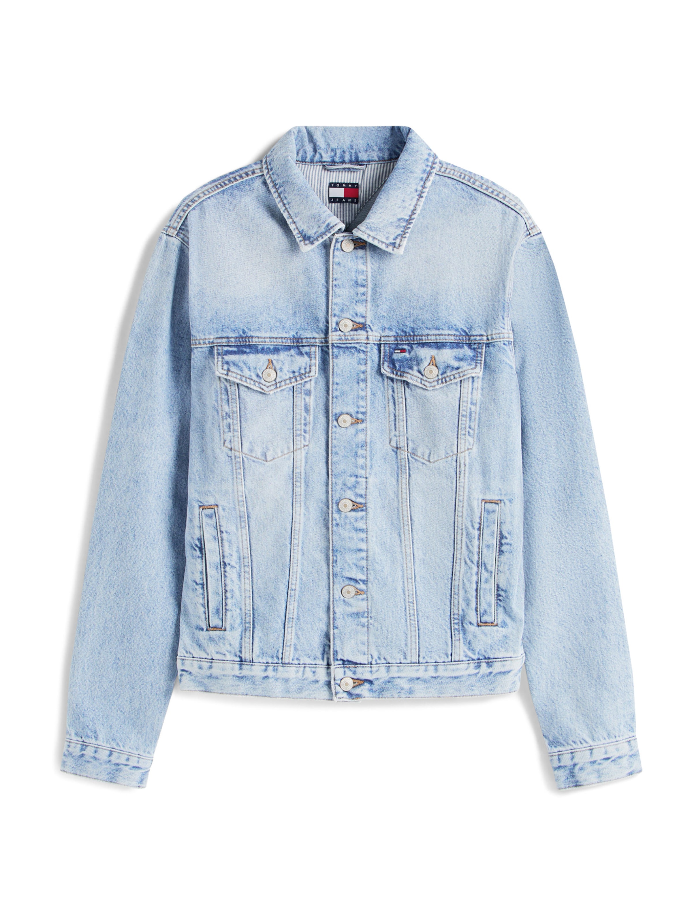 Tommy Jeans Between-season jacket 'RYAN' in Blue: front