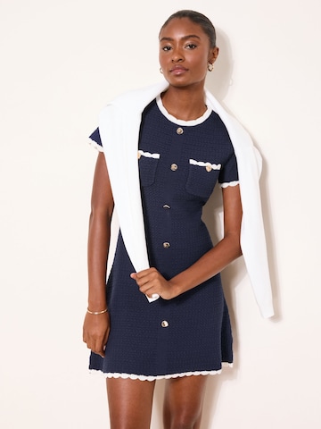 Lipsy Плетена рокля в синьо