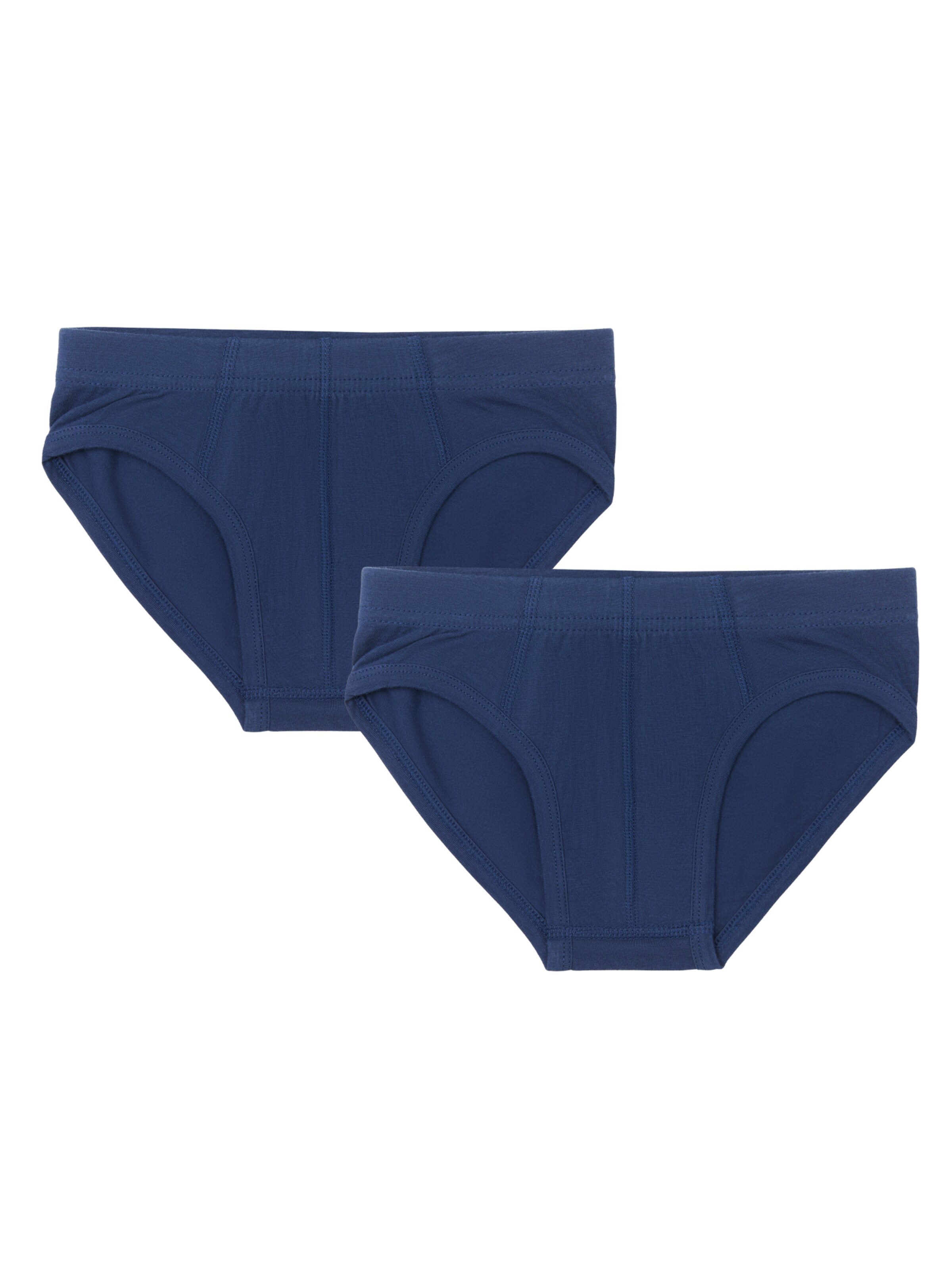 Albero Natur Underpants 'Bio-Baumwoll-Jungenslip-2er Pack' in Blue: front