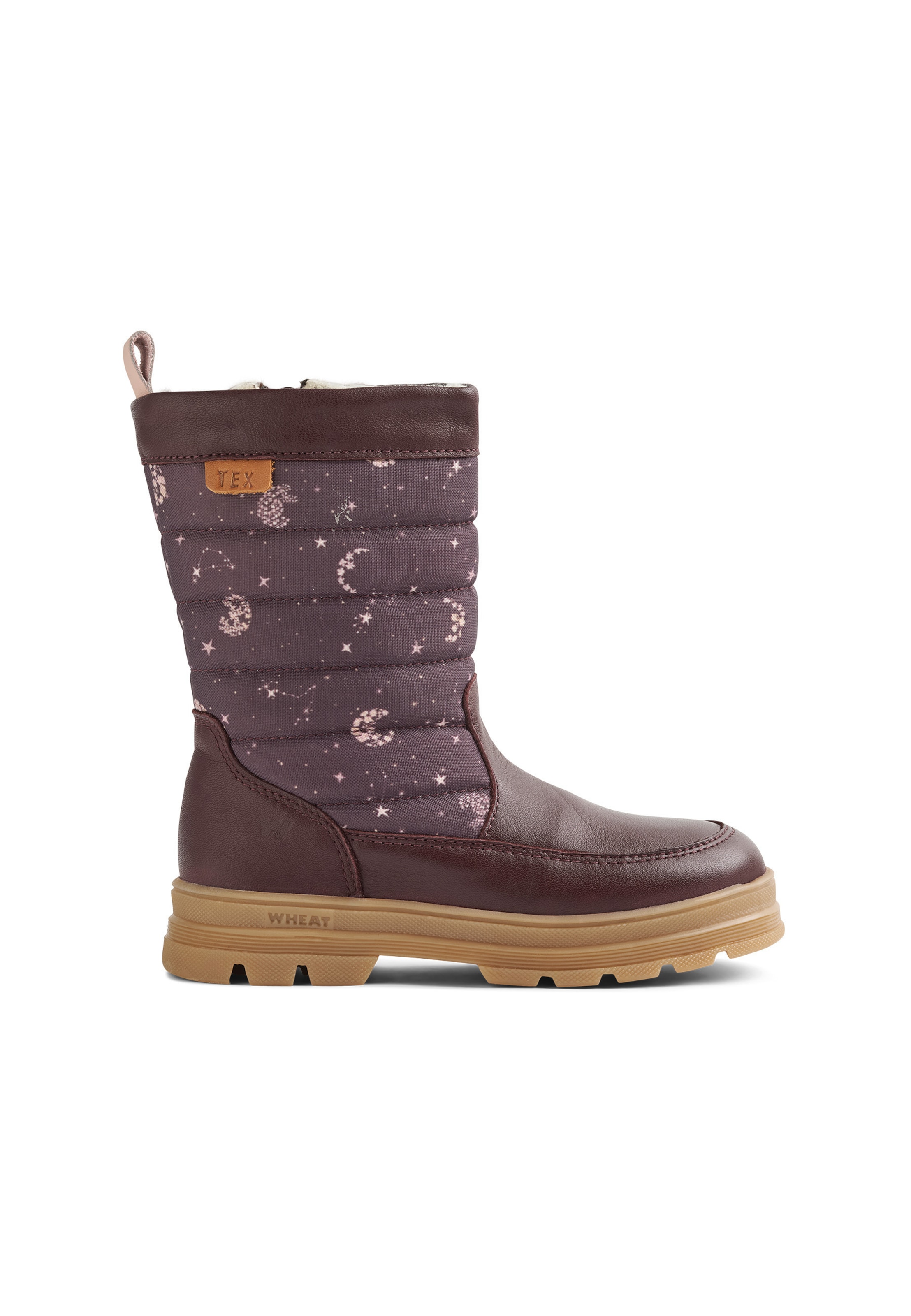 Boots da neve 'Koa Tex' di WHEAT in lilla: frontale