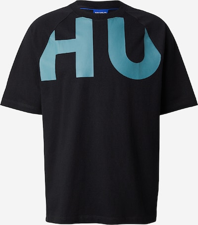 Marškinėliai iš HUGO, spalva – tamsiai žalia / juoda, Prekių apžvalga