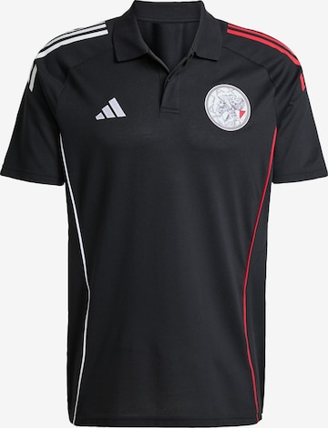 ADIDAS PERFORMANCE - Camiseta de fútbol 'Ajax Tiro 25 Competition' en negro: frente