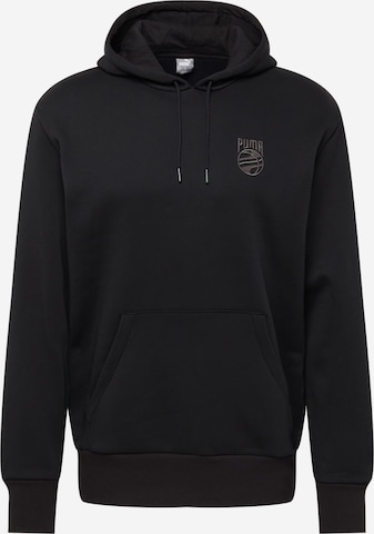 Sweat de sport 'Booster' PUMA en noir : devant