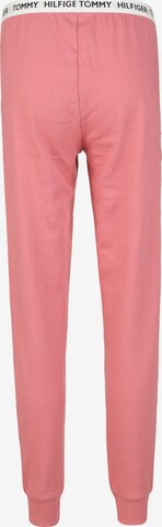Tommy Hilfiger Underwear Zúžený strih Pyžamové nohavice - ružová
