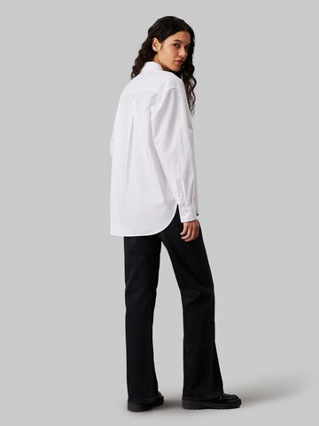 Camicia da donna di Calvin Klein Jeans in bianco