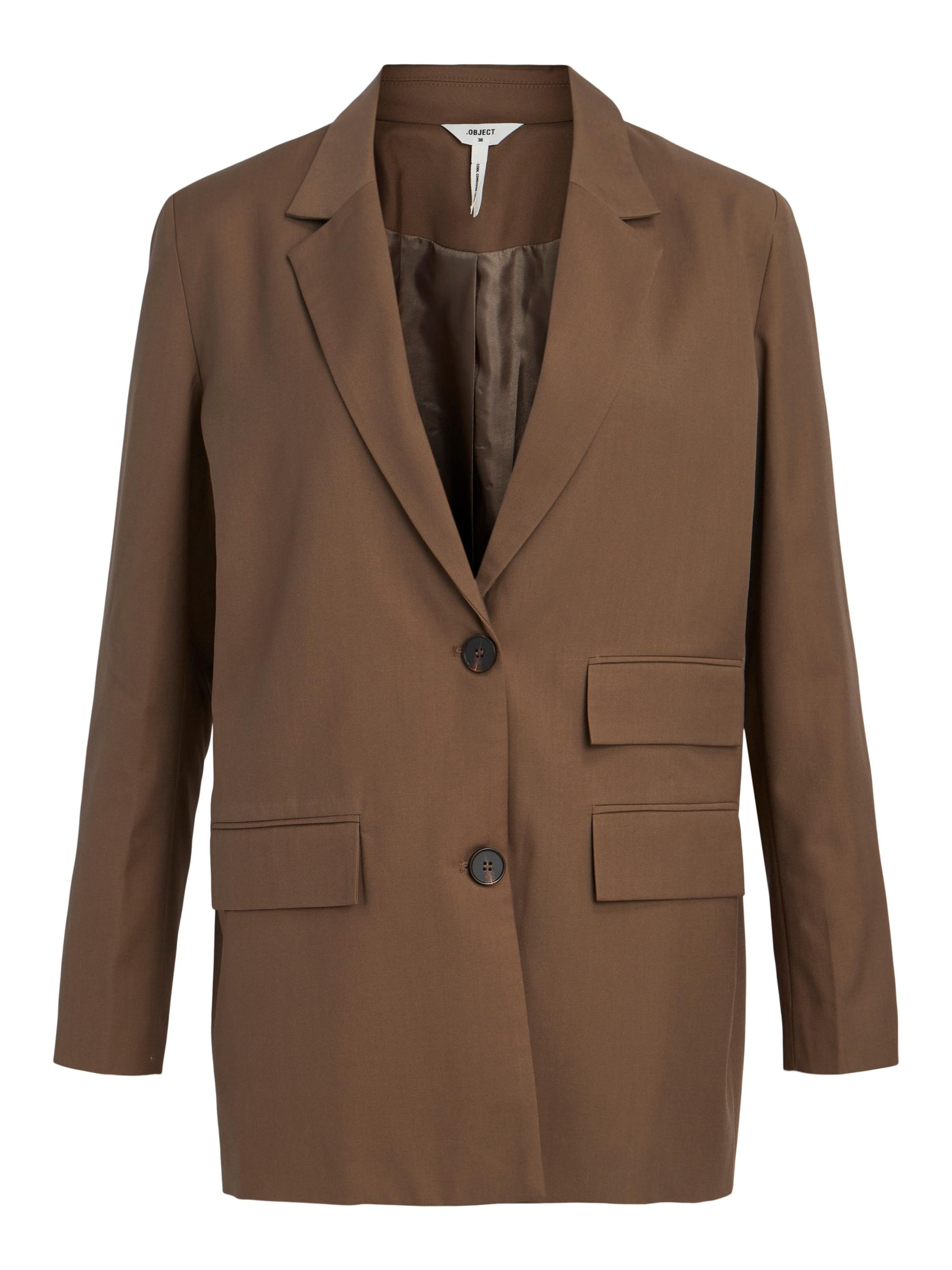 Blazer 'Andrea' di OBJECT in marrone: frontale