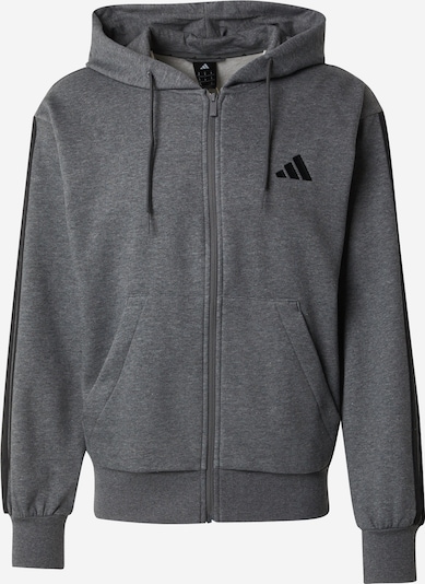 ADIDAS SPORTSWEAR Sportski gornji dio trenirke u siva melange / crna / bijela, Pregled proizvoda