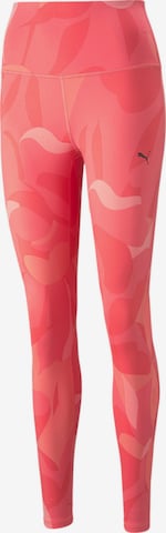 PUMA Skinny Sportsbukser i pink: forside