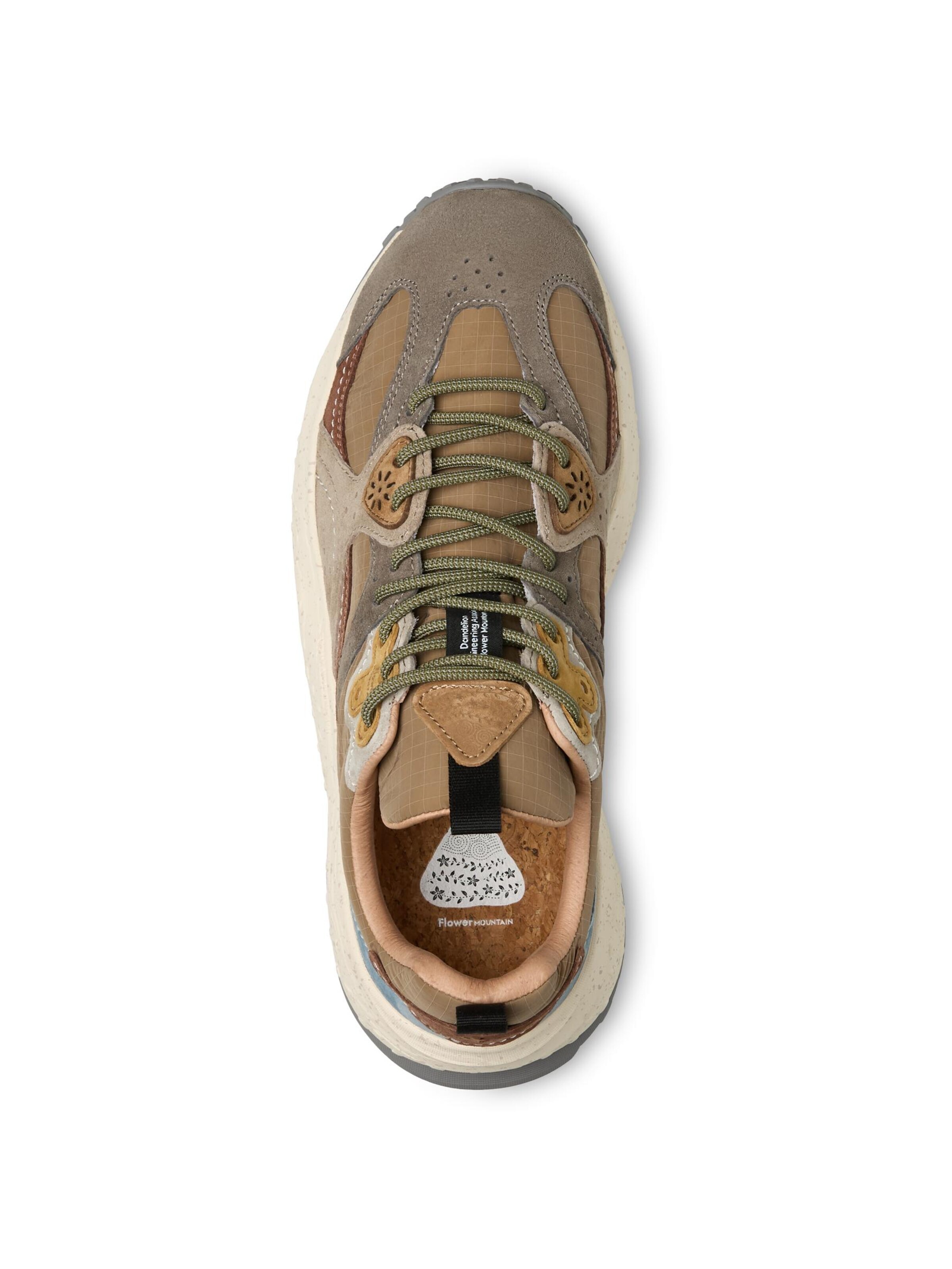 Flower Mountain Sneakers laag 'WAVE UNI' in Beige