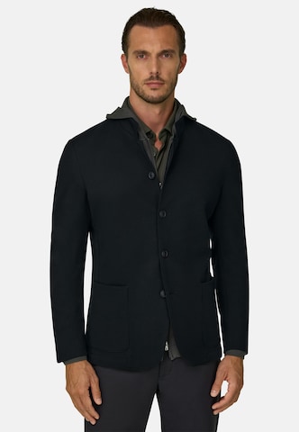 Boggi Milano Regular fit Business-colbert in Zwart: voorkant