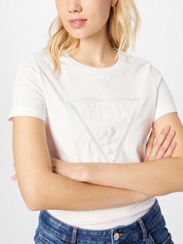GUESS Μπλουζάκι 'Angelina' σε λευκό