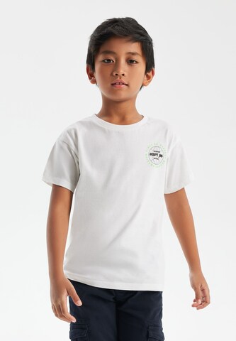 MINOTI - Camiseta funcional en blanco: frente