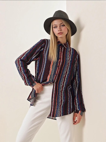 Bigdart Bluse in Blau: Vorderseite