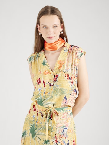 King Louie Blouse 'July Serafini' in Yellow