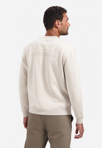 Sweat-shirt No Excess en beige : devant