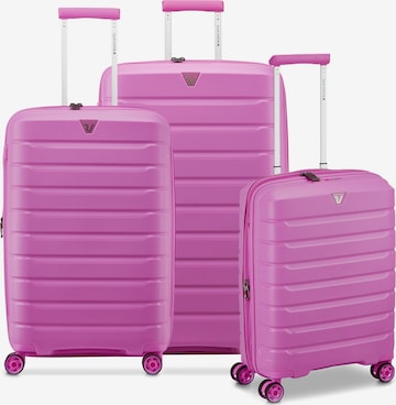 Roncato Suitcase Set 'B-Flying' in Pink: front