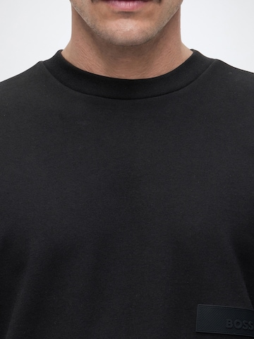 BOSSSweater majica - crna boja