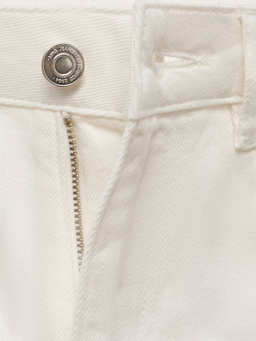MANGO Wide Leg Jeans 'CALLY' i hvid