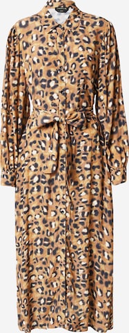 Colourful Rebel Shirt Dress 'Kera' in Brown: front